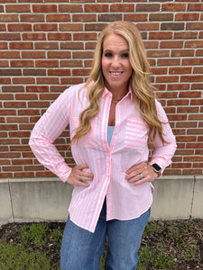 Mixy Stripe Blouse