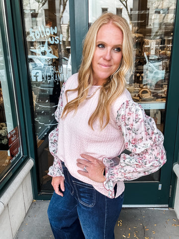 Floral Sleeve Top