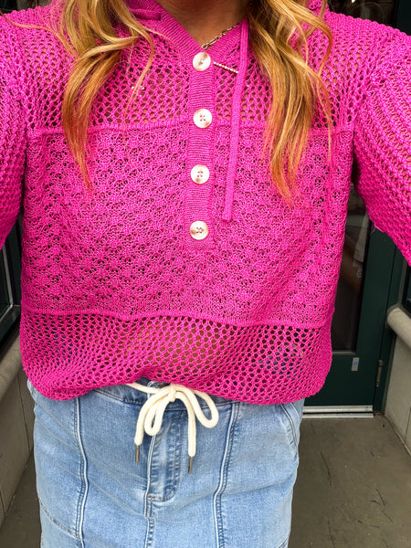 Crochet Weave Sweater