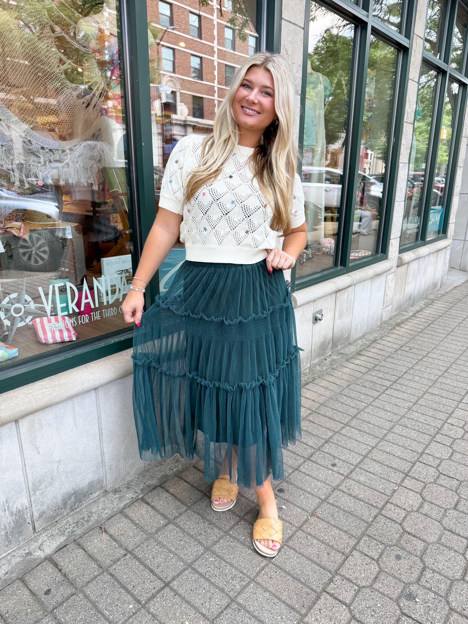 Tulle Tiered Skirt