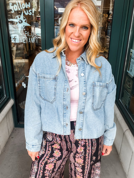 Crop Denim Jacket