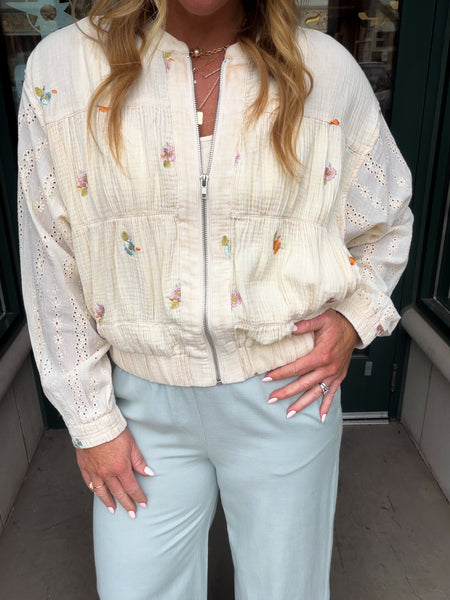 Garden Embroidery Jacket