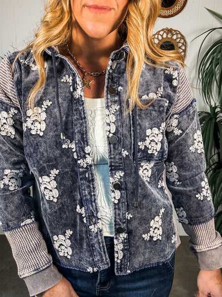 Flower Embroidery Jacket