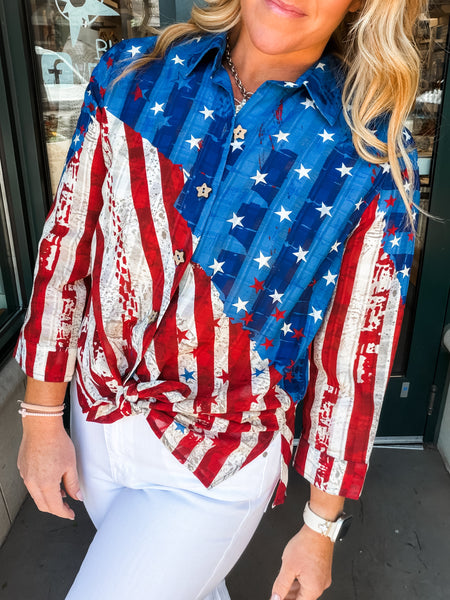America Proud Button Up