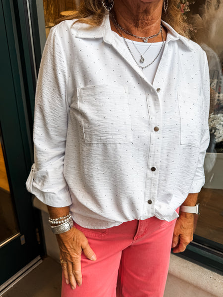 Dazzled Button Up