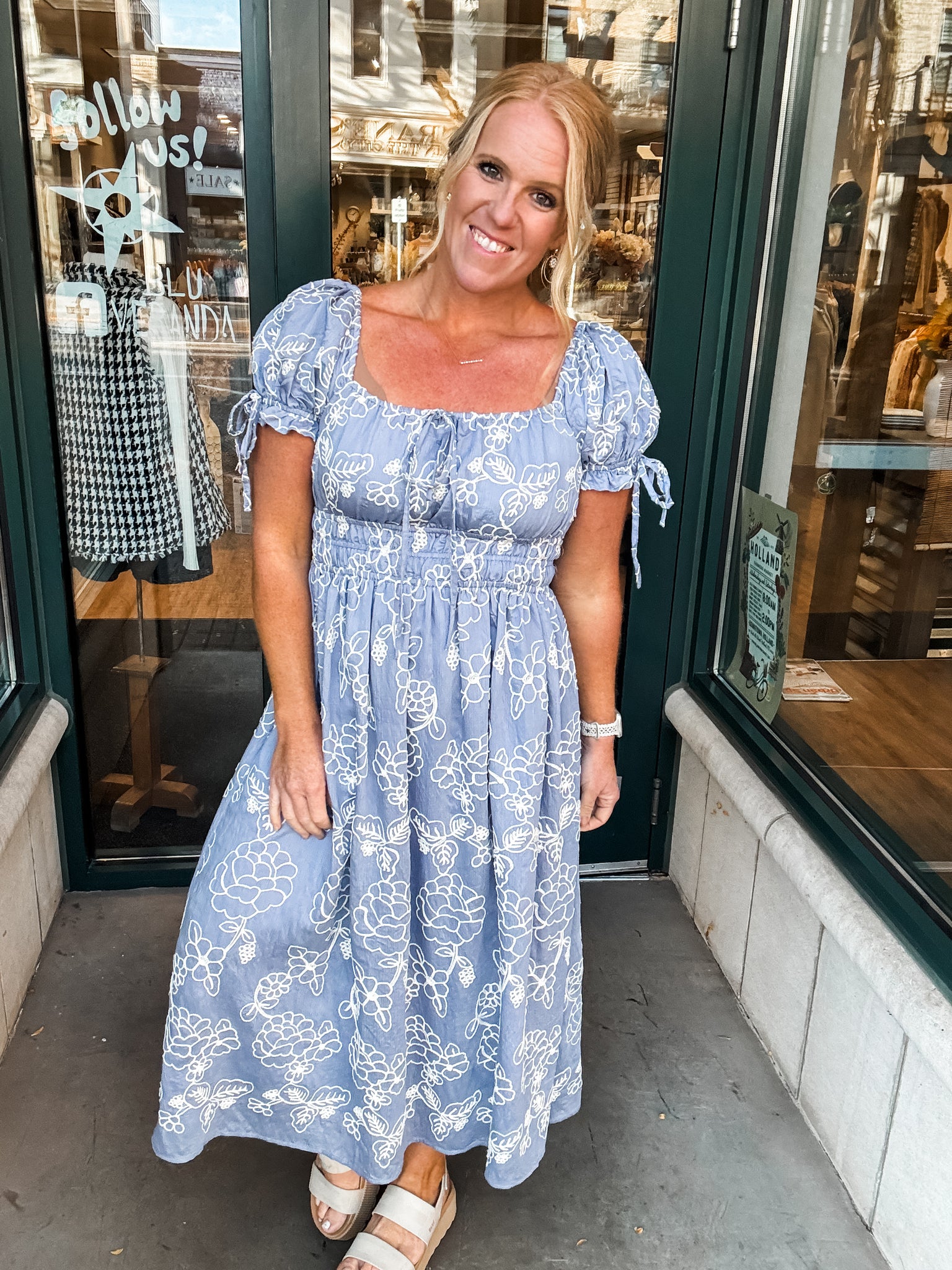 Pheona Embroidered Dress