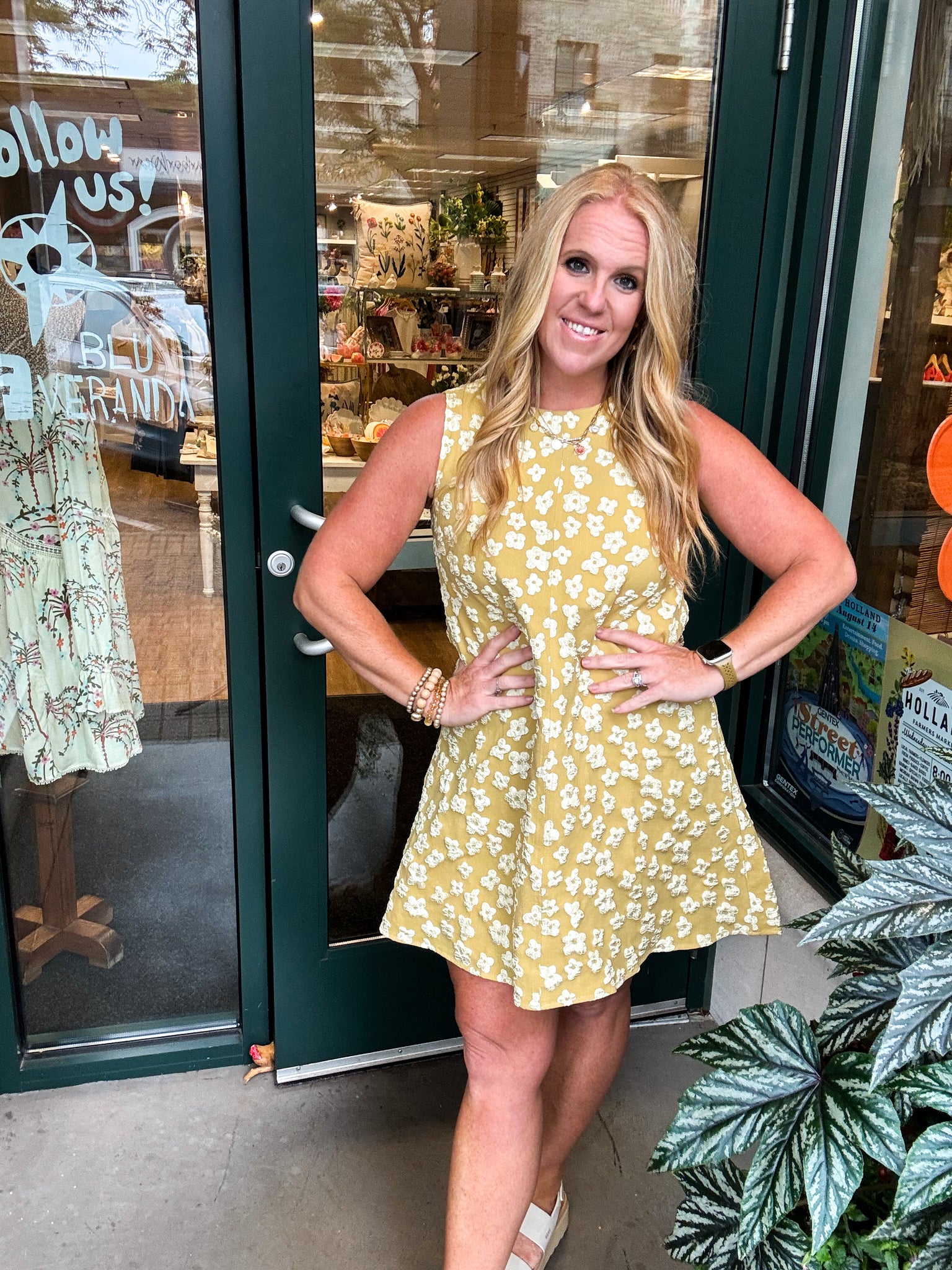 Flower Swing Dress