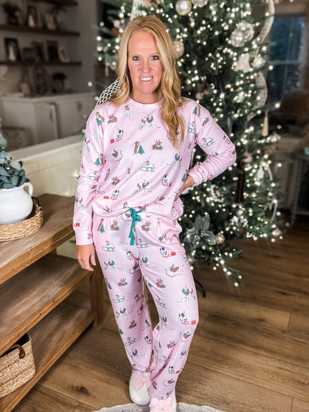 Peace & Pawliday Jammie Top