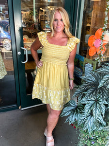 Flutter Sleeve Dress