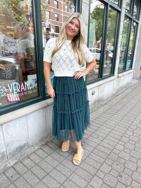 Tulle Tiered Skirt