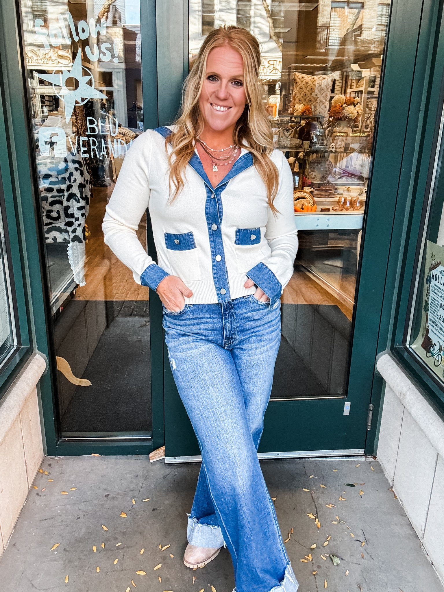 Boat Sailing Cardigan