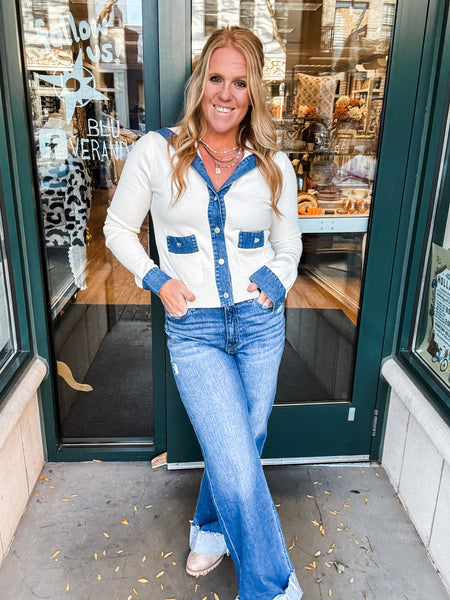 Boat Sailing Cardigan