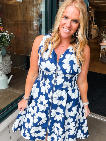 Dahlia Zip Front Dress