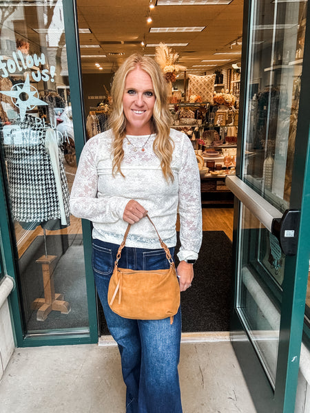 Effie Faux Suede Hobo