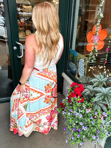 Kelsi Printed Skirt