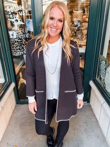 Shawl Collar Cardigan