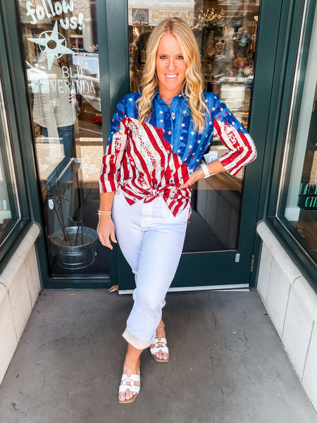 America Proud Button Up