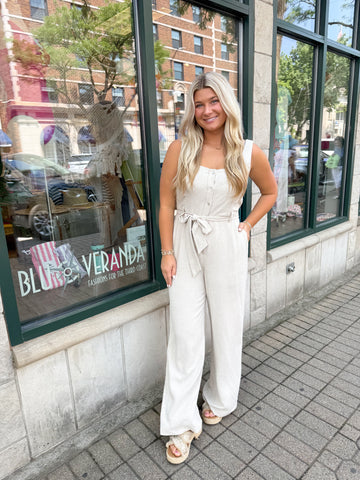 Linen Chloe Jumpsuit