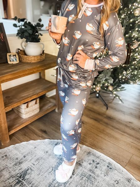 Love You a Latte Banded Pant