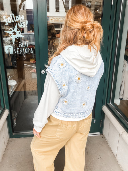 Daisy Denim Layered Jacket