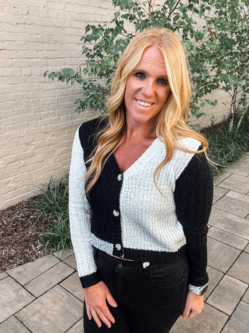 Yarn Colorblock Sweater