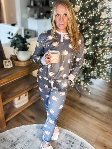 Love You a Latte Banded Pant