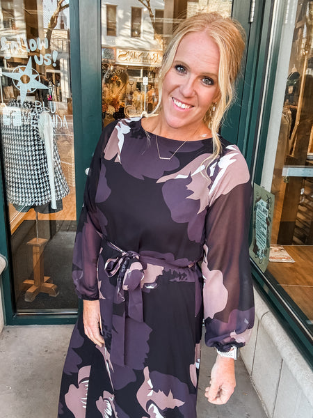 Midnight Bloom Dress