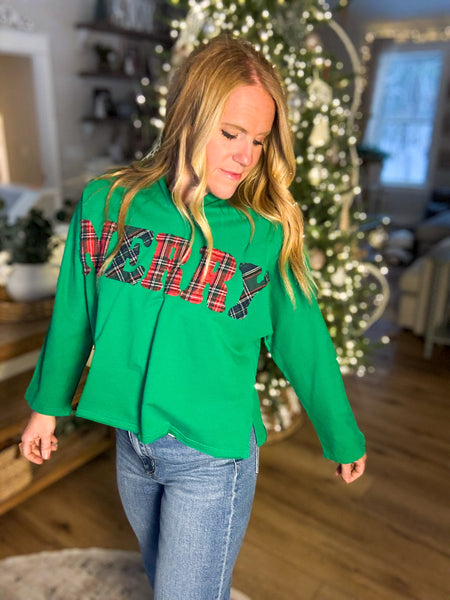 Merry Patchwork Top