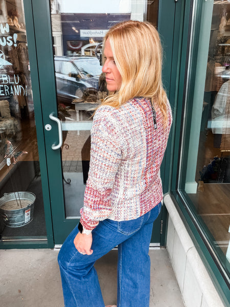 Long Sleeve V Neck Sweater