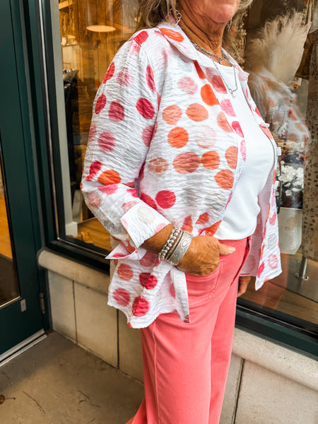 Dots Button Front Top