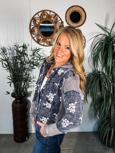 Flower Embroidery Jacket