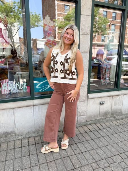 Sunroom Crochet Vest