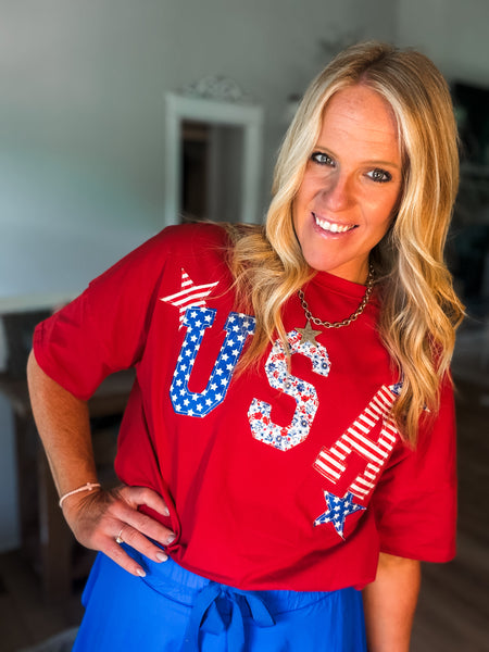 USA Patched Tee
