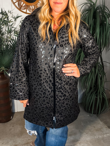 Leopard Print Coat