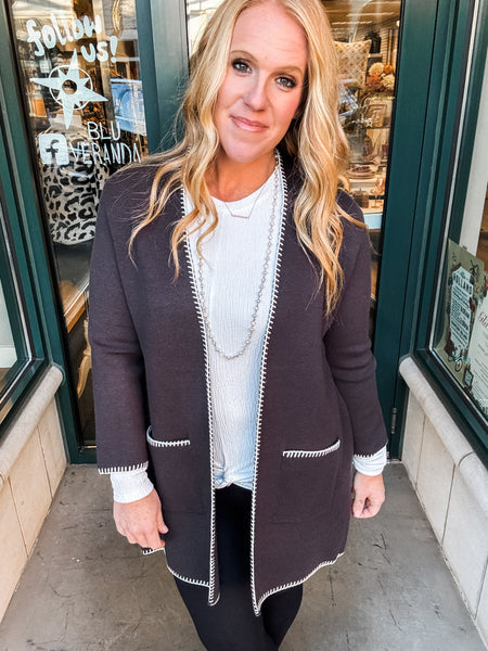 Shawl Collar Cardigan