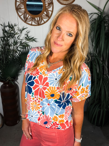 Flower Print S/S