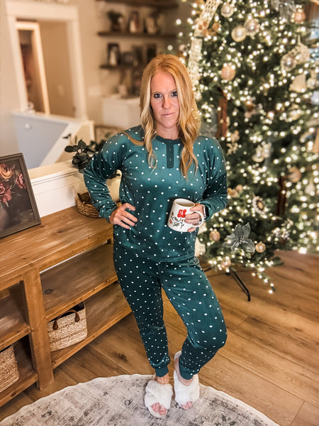 Dotted Let's Get Toasty Bottom