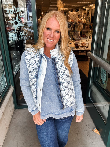 Acid Wash Vest