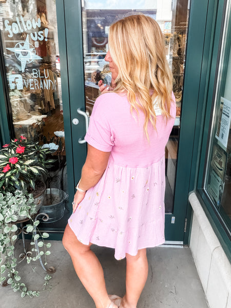 Floral Embroidered Dress