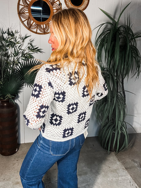 Square Crochet Cardigan