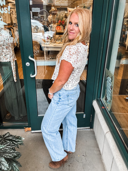 High Rise Barrel Jean