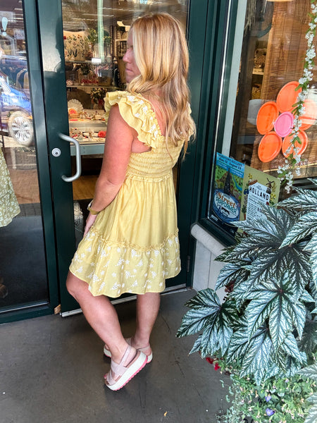 Flutter Sleeve Dress