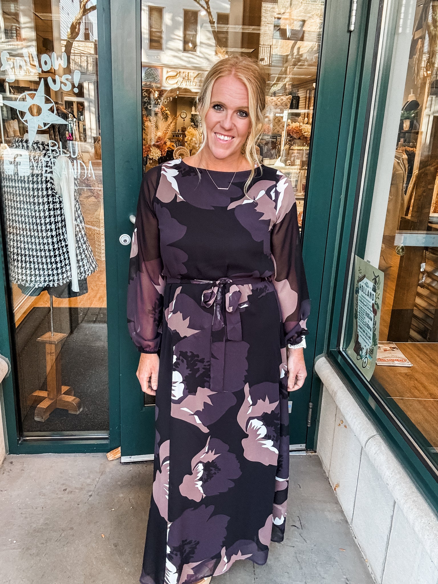 Midnight Bloom Dress