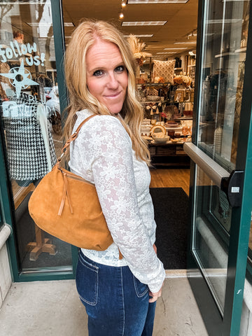 Effie Faux Suede Hobo