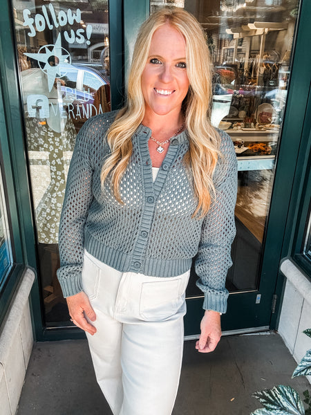 Allison Crochet Cardigan