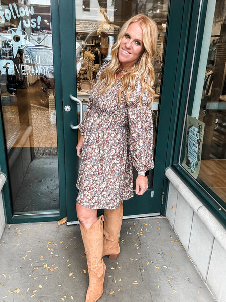 Vintage Floral Leah Mini Dress