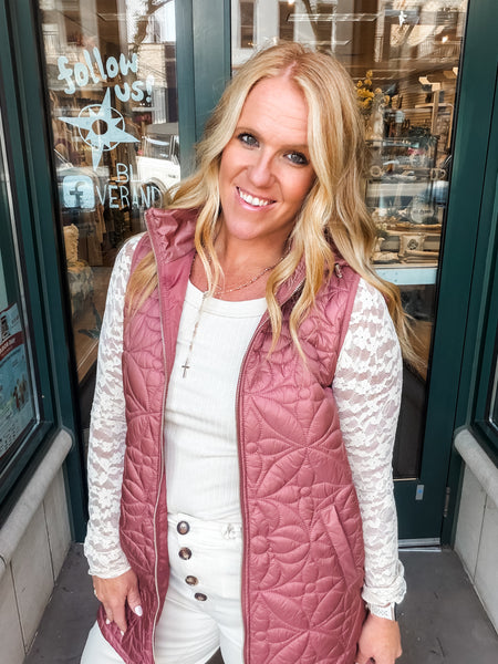 Long Puffer Vest