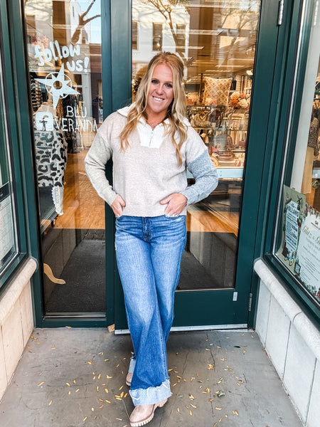 Autumn Colorblock Pullover