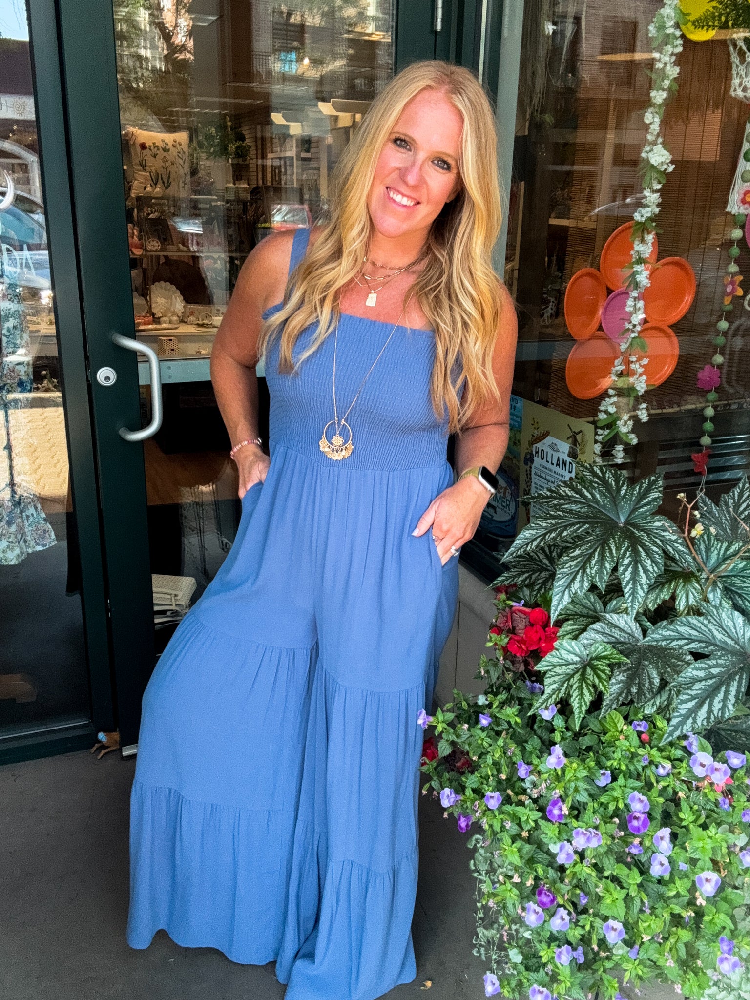 Washed Linen Rosie Jumpsuit