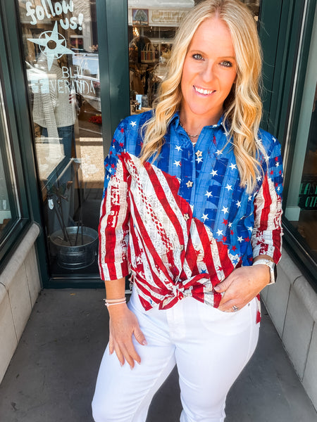 America Proud Button Up